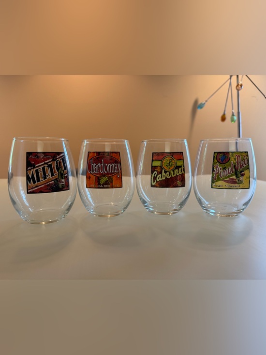 Other - Set of Stemless Wine Glasses